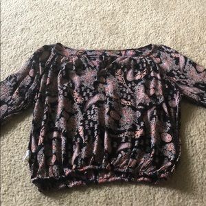 70s long sleeve blouse